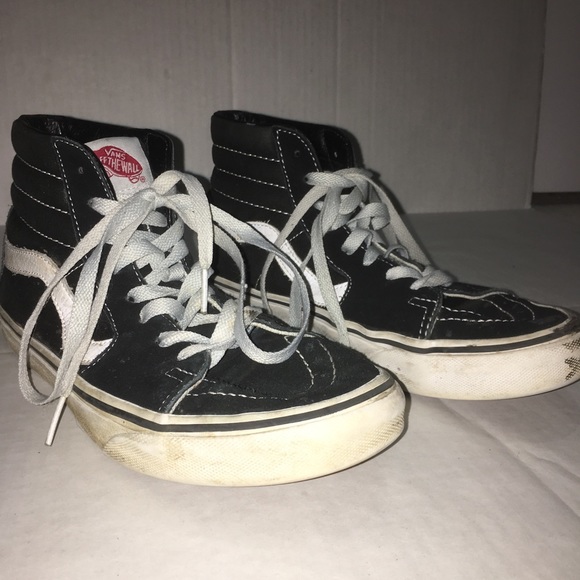 vans black on black high tops